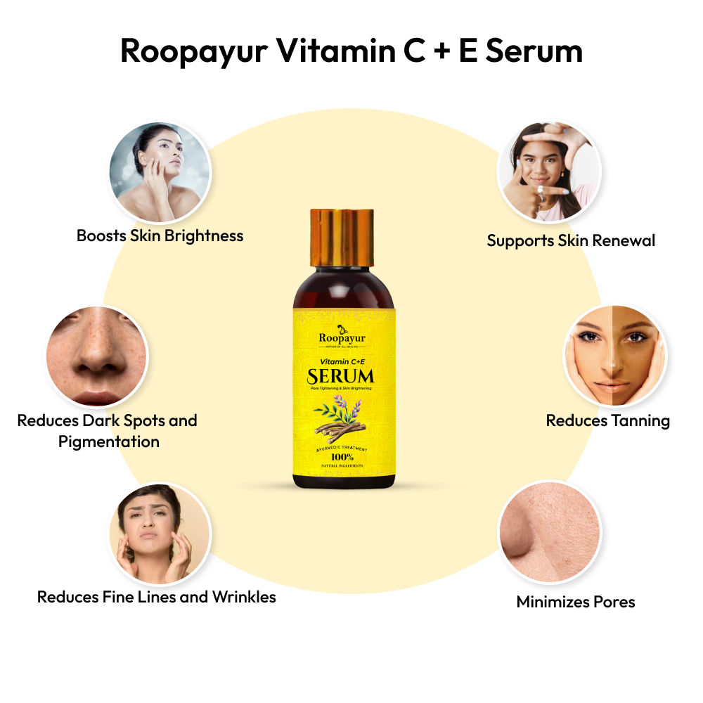 Roopayur Vitamin C and E Serum