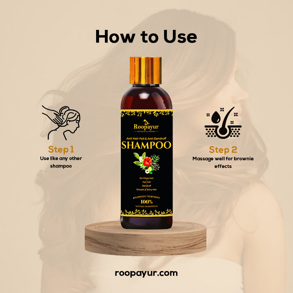 Roopayur Anti Hairfall & Anti Dandruff Shampoo