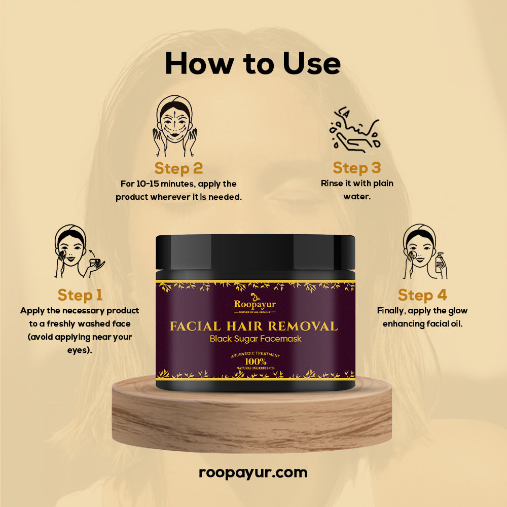 Roopayur Facial Hair Removal Facepack